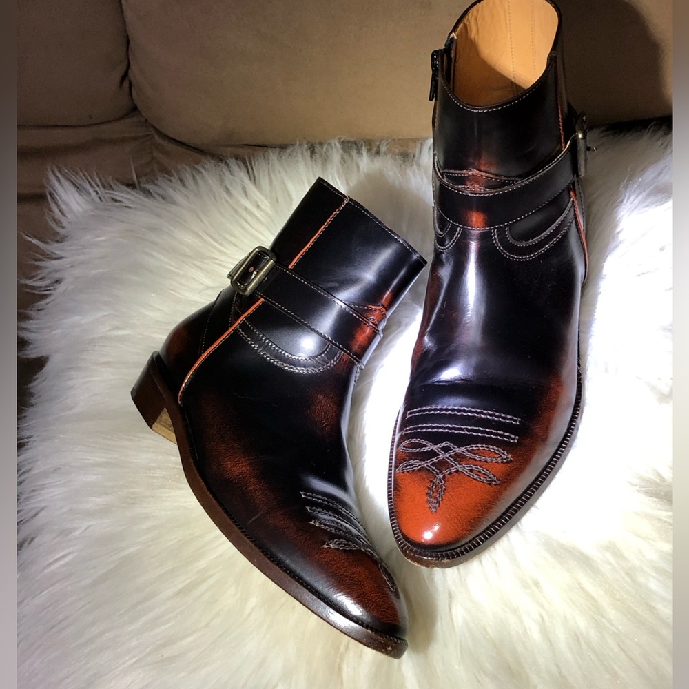 Maison Martin Margiela ITALIAN Sz.38 Ankle Boots Coachella BOHO COTTAGECORE